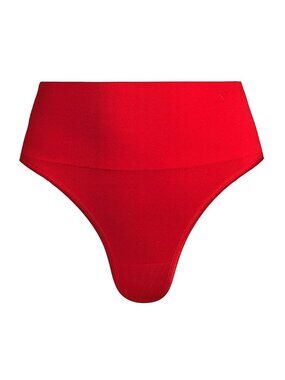 NWT Yummie Women's Thong Shaping Light Panty Seamless Salsa Red Size L/XL YM14